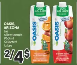 Brunet OASIS, ARIZONA Jus sélectionnés offer