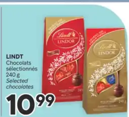 Brunet LINDT Chocolats sélectionnés offer