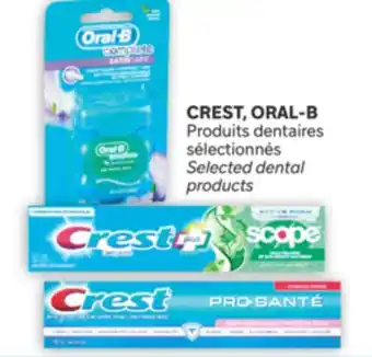 Brunet CREST, ORAL-B Produits dentaires sélectionnés offer