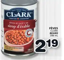 Marches Tradition CLARK BEANS offer