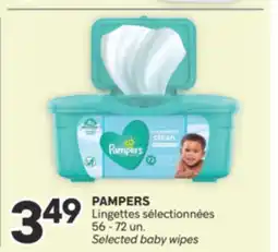 Brunet PAMPERS Lingettes sélectionnées offer
