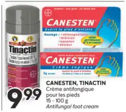 Brunet CANESTEN, TINACTIN Crème antifongique pour les pieds offer