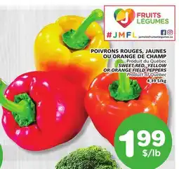 Marches Tradition SWEET RED, YELLOW OR ORANGE FIELD PEPPERS offer