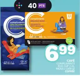 Marches Tradition COMPLIMENTS ECO CUP (12), MOULU (300 g) COFFEE offer