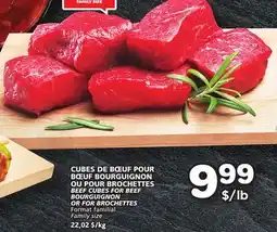 Marches Tradition BEEF CUBES FOR BEEF BOURGUIGNON OR FOR BROCHETTES offer