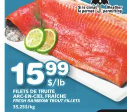 Marches Tradition ARC-EN-CIEL FRAÎCHE FRESH RAINBOW TROUT FILLETS offer