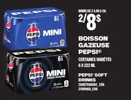 Provigo BOISSON GAZEUSE PEPSI , 6 x 222 mL offer