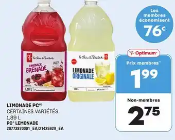 Provigo LIMONADE PC, 1,89 L offer