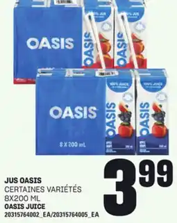 Provigo JUS OASIS, 8X200 ML offer