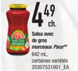 Provigo SALSA AVEC DE GROS MORCEAUX PACE, 642 mL offer