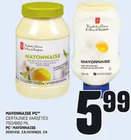 Provigo MAYONNAISE PC, 750/890 ML offer
