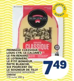 Marché Bonichoix FROMAGERIE BERGERON CHEESE offer
