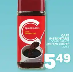 Marché Bonichoix COMPLIMENTS INSTANT COFFEE,200 g offer