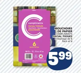 Marché Bonichoix COMPLIMENTS FACIAL TISSUES offer