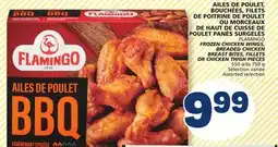 Marché Bonichoix FLAMINGO FROZEN CHICKEN WINGS, BREADED CHICKEN BREAST BITES, FILLETS OR CHICKEN THIGH PIECES offer