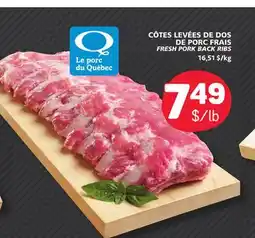 Marché Bonichoix FRESH PORK BACK RIBS offer