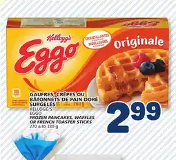 Marché Bonichoix KELLOGG'S EGGO FROZEN PANCAKES, WAFFLES OR FRENCH TOASTER STICKS offer