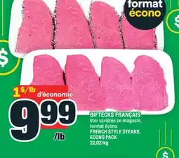 Super C BIFTECKS FRANÇAIS | FRENCH STYLE STEAKS offer