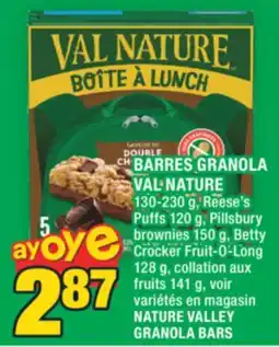 Super C BARRES GRANOLA VAL NATURE | NATURE VALLEY GRANOLA BARS offer