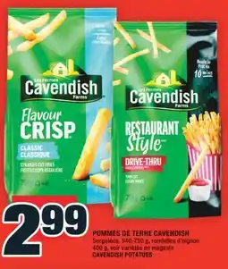 Super C POMMES DE TERRE CAVENDISH | CAVENDISH POTATOES offer