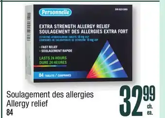 Jean Coutu PERSONNELLE Allergy relief offer