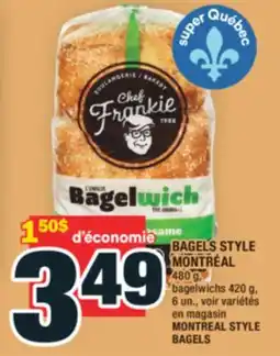 Super C BAGELS STYLE MONTRÉAL | MONTREAL STYLE BAGELS offer