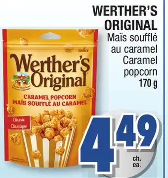 Jean Coutu WERTHER'S ORIGINAL Caramel popcorn offer