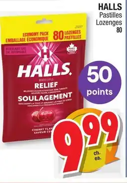 Jean Coutu HALLS Pastilles Lozenges offer