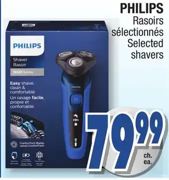 Jean Coutu PHILIPS Selected shavers offer