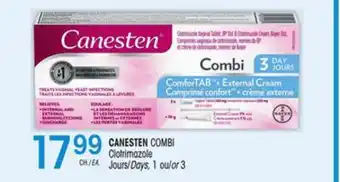 Uniprix CANESTEN COMBI Clotrimazole Jours/Days offer