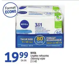 Uniprix NIVEA Lingettes nettoyantes/Cleansing wipes offer