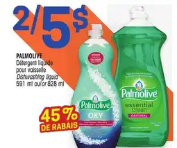 Uniprix PALMOLIVE Détergent liquide pour vaisselle/Dishwashing liquid offer