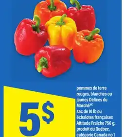 Maxi POMMES DE TERRE ROUGES, BLANCHES OU JAUNES DÉLICES DU MARCHÉ offer