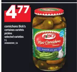 Maxi Bick's pickles 1 L offer