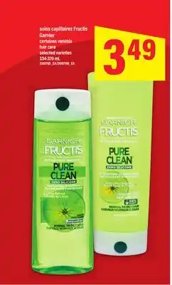 Maxi FRUCTIS GARNIER CERTAINES VARIÉTÉS HAIR CARE offer