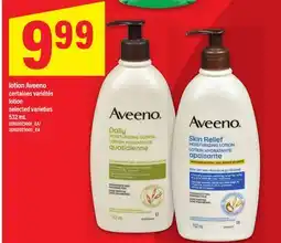 Maxi lotion Aveeno, 532 mL offer