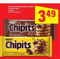 Maxi BRISURES DE CHOCOLAT CHIPITS HERSHEY'S offer