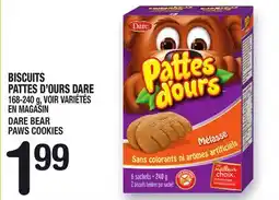 Marche Ami BISCUITS PATTES D'OURS DARE | DARE BEAR PAWS COOKIES offer