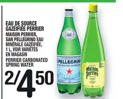 Marche Ami EAU DE SOURCE GAZÉIFIÉE PERRIER | PERRIER CARBONATED SPRING WATER offer