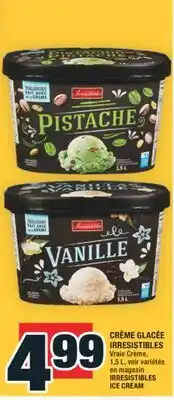 Super C CRÈME GLACÉE IRRESISTIBLES | IRRESISTIBLES ICE CREAM offer