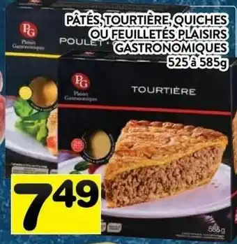 Supermarché PA PATES,TOURTIERE,QUICHES OU FEUILLETES PLAISIRS GASTRONOMIQUES offer