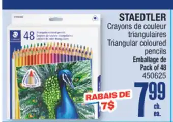 Jean Coutu STAEDTLER Triangular coloured pencils offer