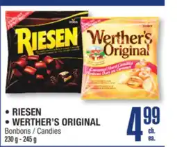 Jean Coutu RIESEN, WERTHER'S ORIGINAL Candies offer