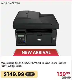Moustache MOS-OM222NW All-in-One Laser Printer - Print, Copy, Scan