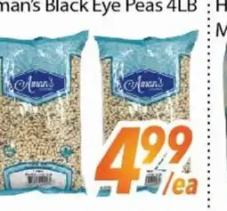 Bestco Food Mart Aman's Black Eye Peas offer