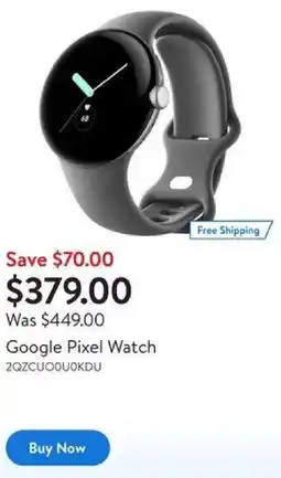 Walmart Google Pixel Watch offer