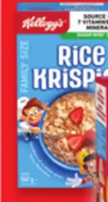 Walmart Kellogg's Family Size Cereal offer