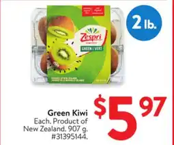 Walmart Green Kiwi offer