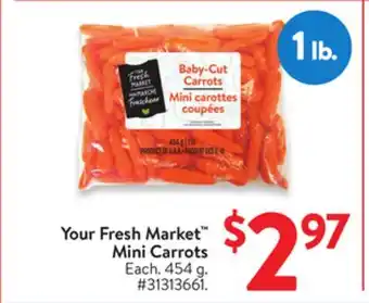 Walmart Your Fresh Market Mini Carrots offer