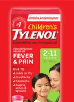 Walmart Children's Tylenol, Motrin or Benylin offer